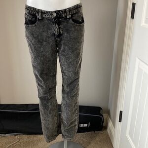 Eileen Fisher Velvet Acid Wash Stretch Jeans Black Size 6